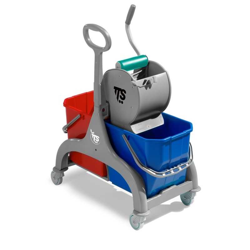 TTS – Carrello Nick Grigio L 30 con Manico Ombrello con Strizzatore Dry Mor. - 1