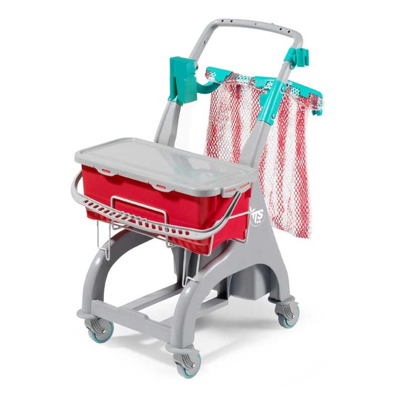 TTS - Carrello Nick Hermetic 105 con Sacco Rosso Lt 10