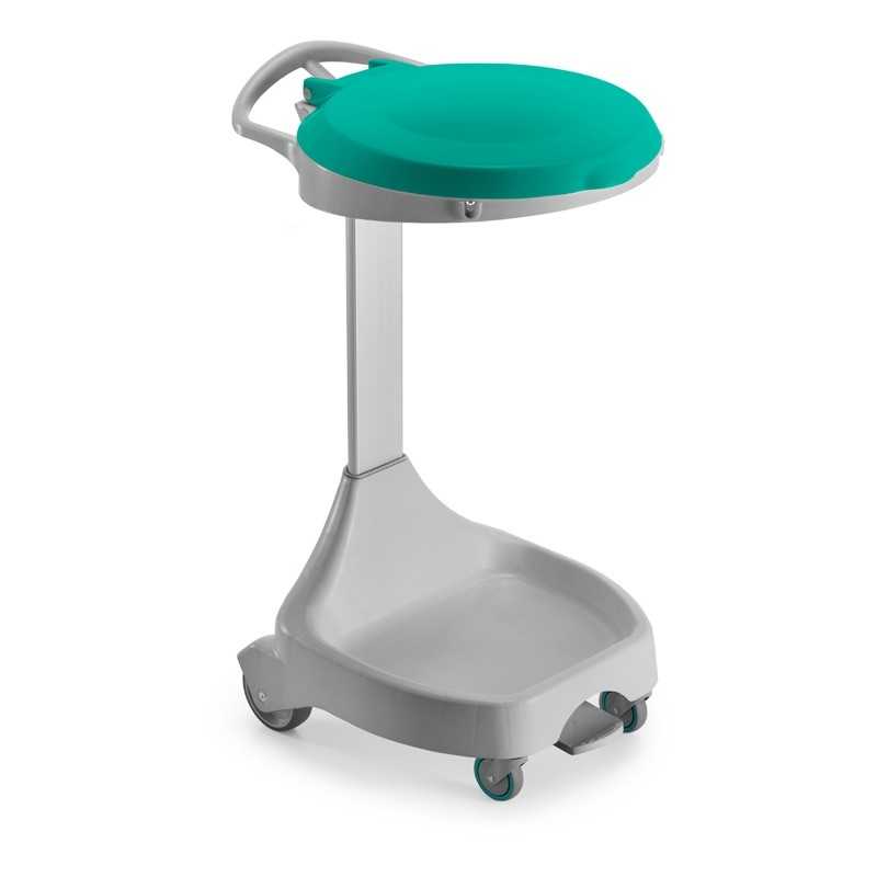 TTS - Carrello Portasacco TTS - Smile E-24 con Coperchio Verde