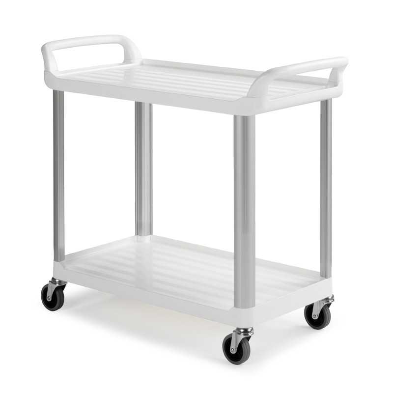 TTS - Carrello Shelf Bianco a 2 Ripiani