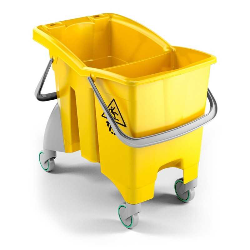 TTS - Carrello Action Pro L 30 Giallo con Doppio Scarico