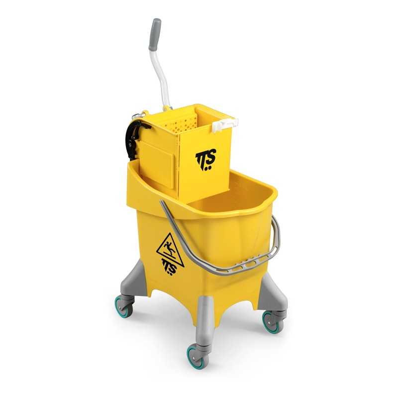 TTS - Carrello Pile L 30 Giallo con Strizzatore O-Key