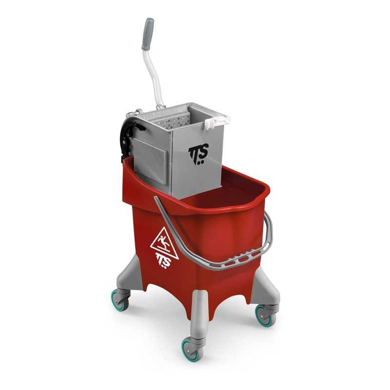 TTS - Carrello Pile L 30 Rosso con O-Key Grigio