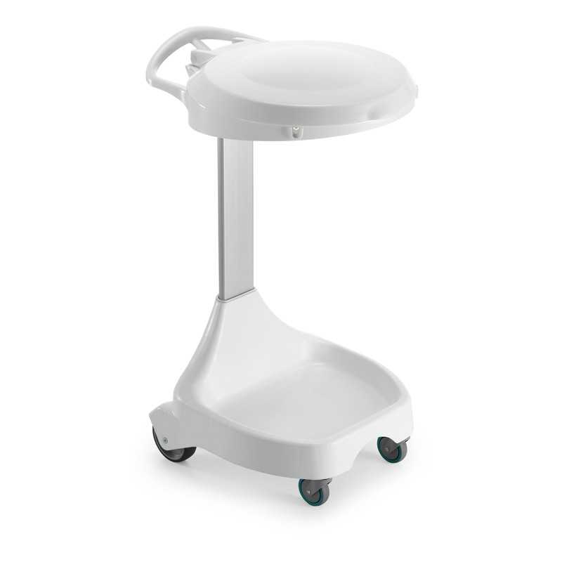 TTS - Carrello Portasacco TTS - Smile W-10 con Coperchio Bianco