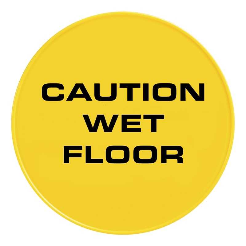 TTS - Tabella Tonda Gialla 'Caution Wet Floor'