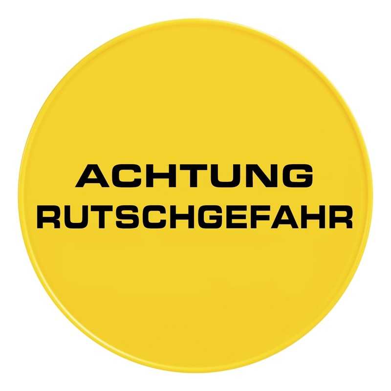 TTS - Tabella Tonda Gialla “Achtung Rutschgefahr”