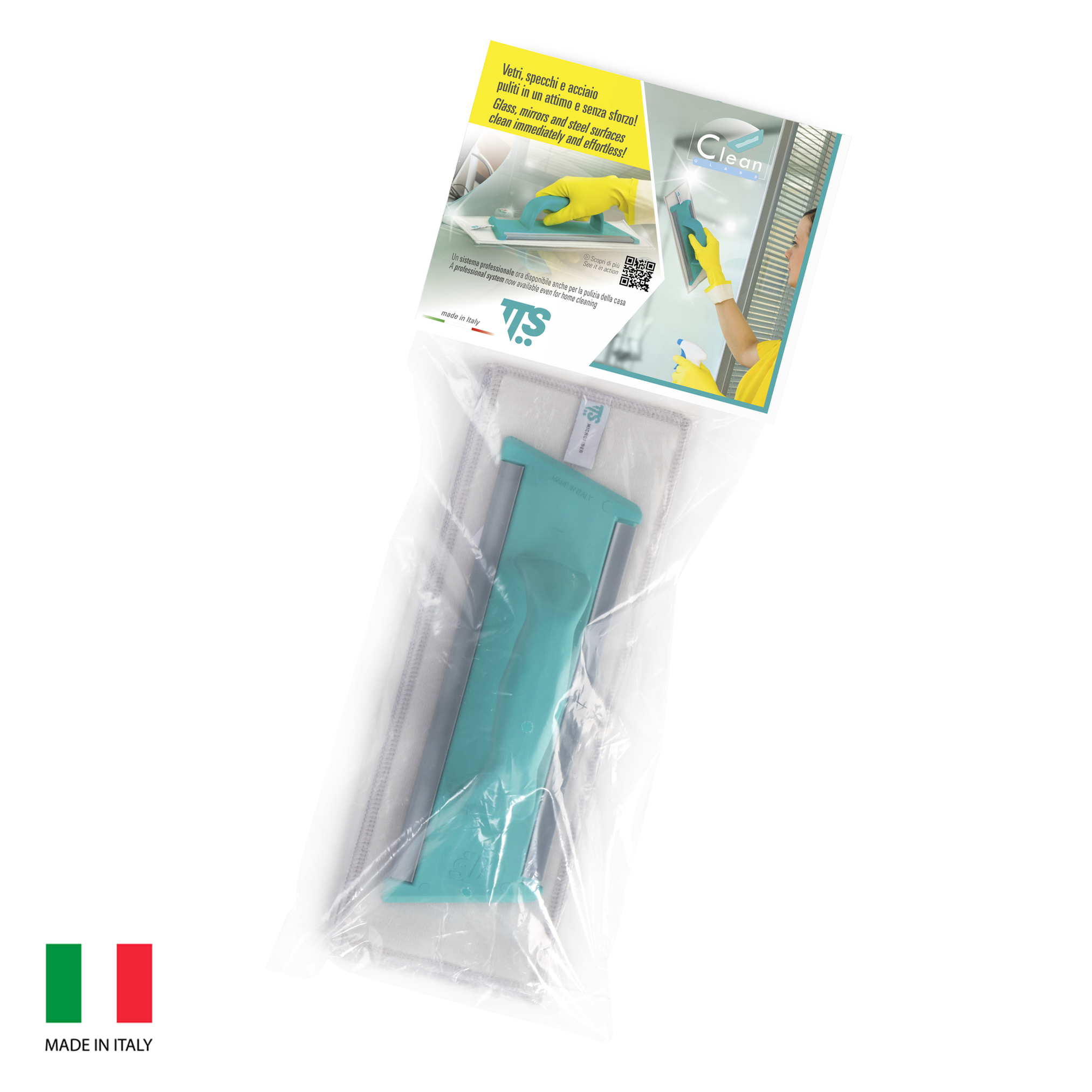 TTS - Clean Glass - Kit BASIC - Pulizia Vetri e Plexiglass