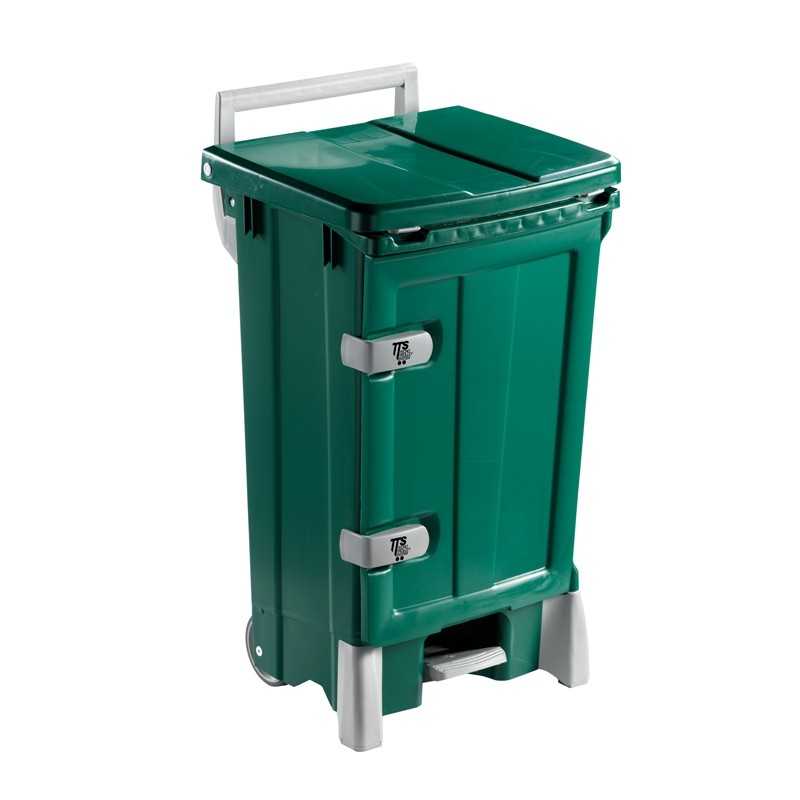 TTS - Pattumiera Open-Up L 90 con Porta Verde Scuro